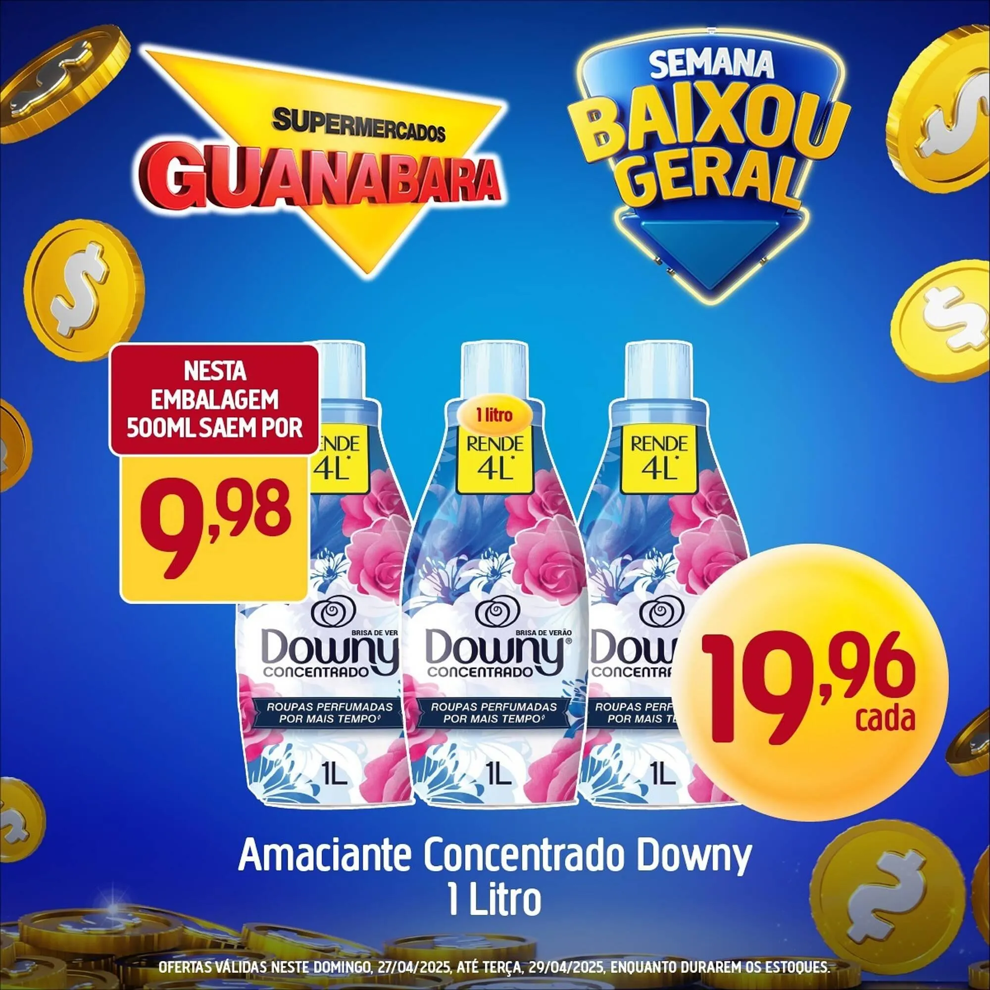 Encarte de Catálogo Supermercados Guanabara 27 de abril até 29 de abril 2025 - Pagina 1