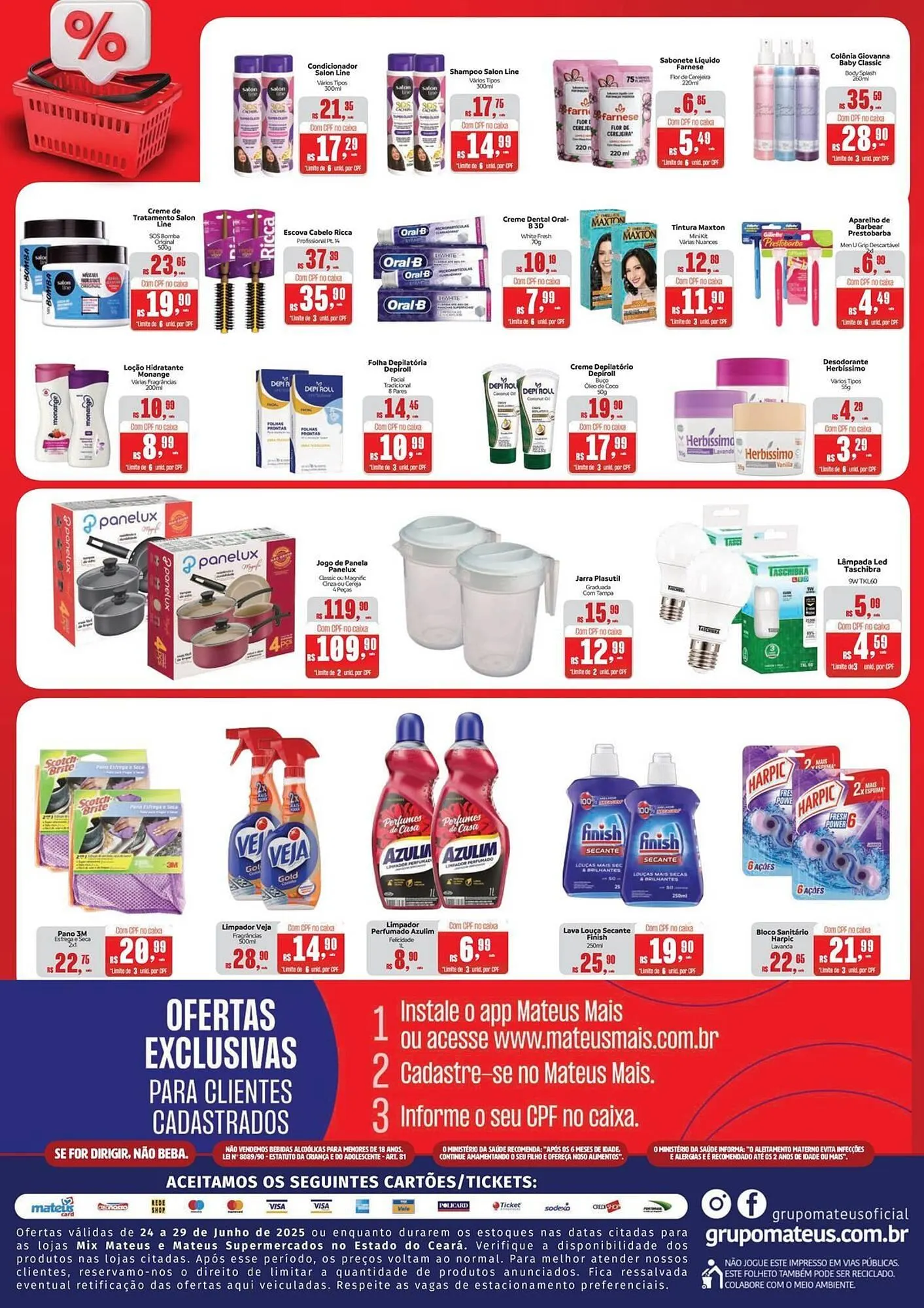 Encarte de Catálogo Supermercados Mateus 24 de junho até 29 de junho 2025 - Pagina 2