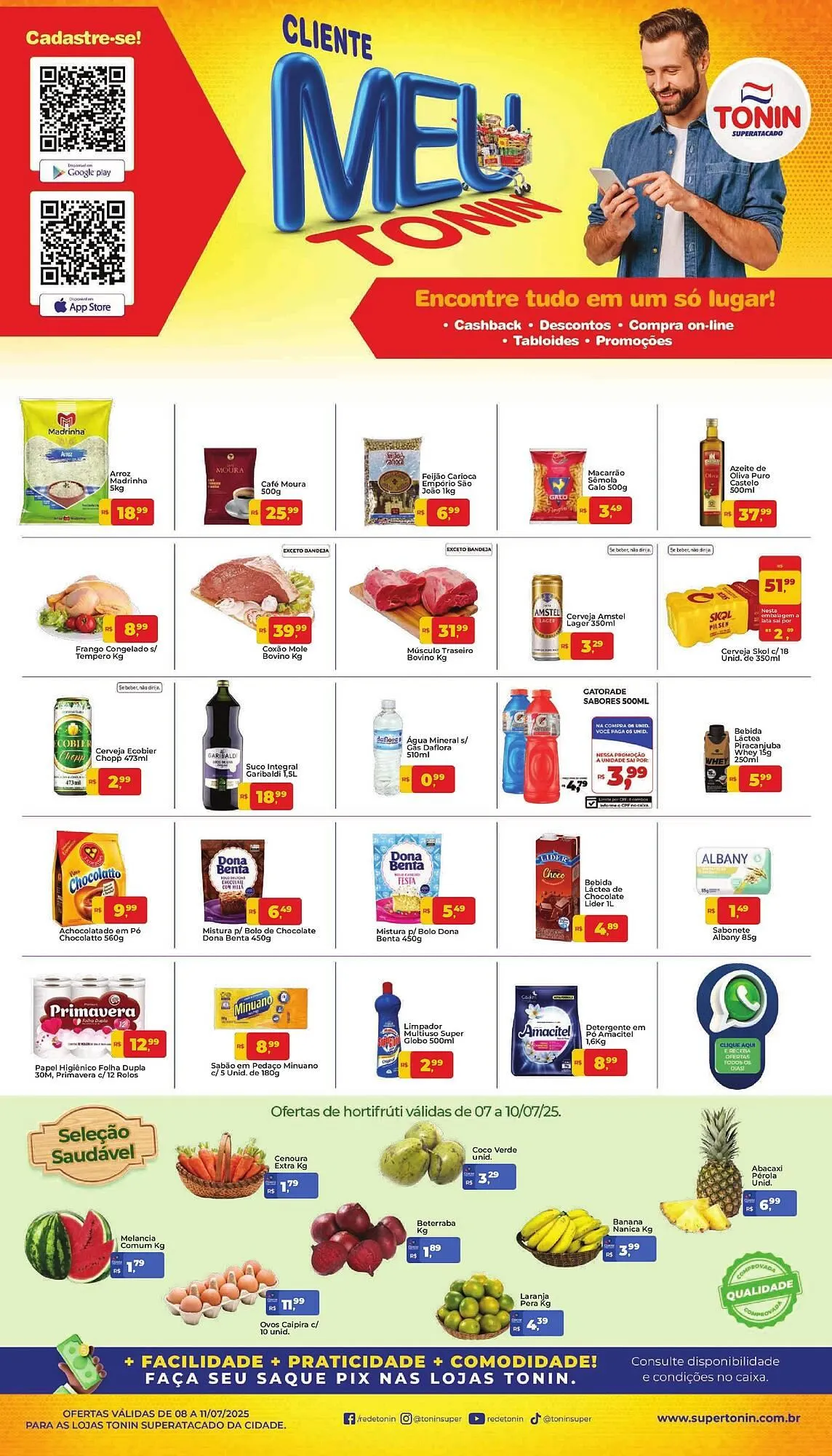 Encarte de Catálogo Tonin Superatacado 8 de julho até 11 de julho 2025 - Pagina 1