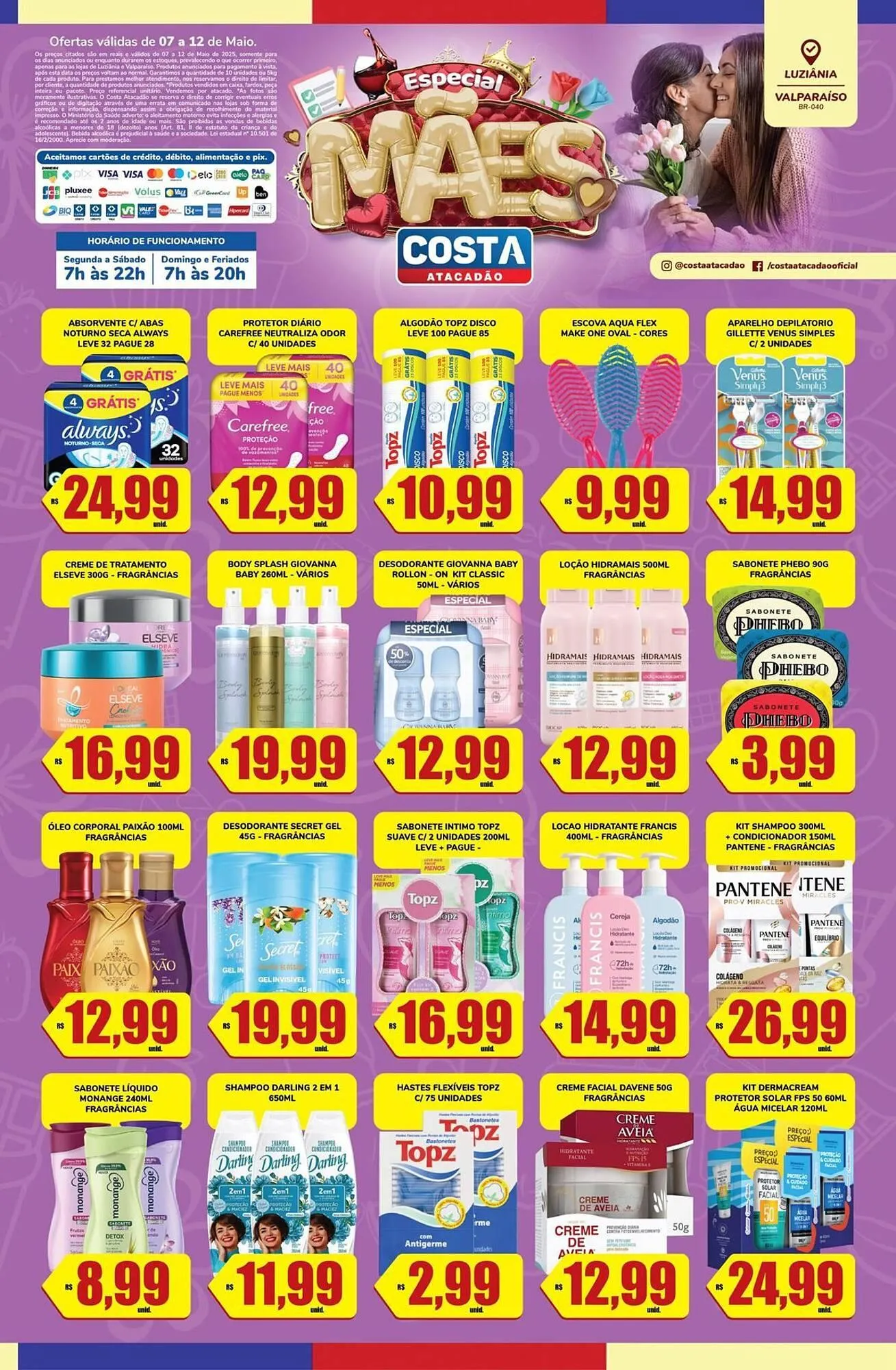 Encarte de Catálogo Costa Atacadão 9 de maio até 12 de maio 2025 - Pagina 1