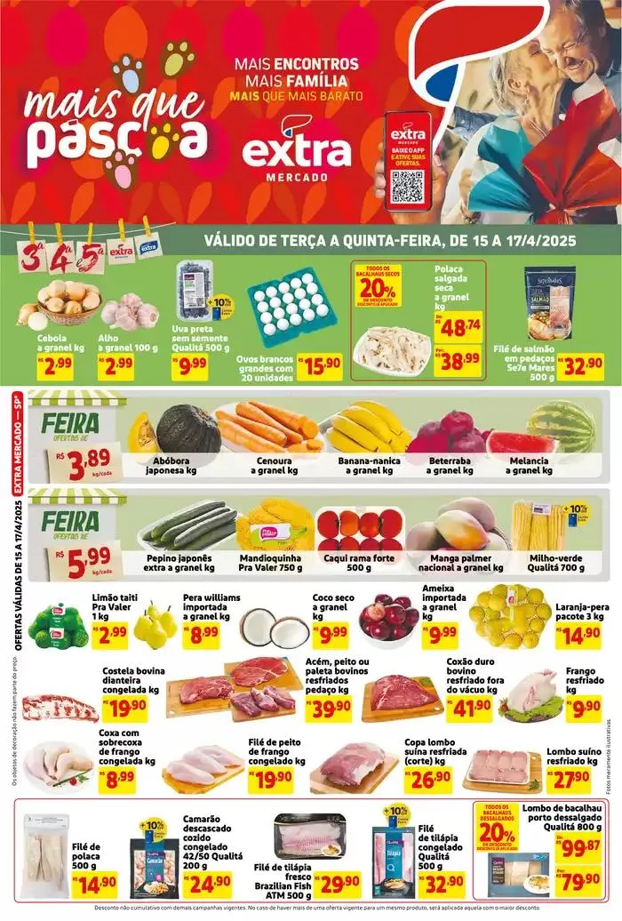 Encarte de Melhores ofertas para todos os clientes 15 de abril até 17 de abril 2025 - Pagina 1