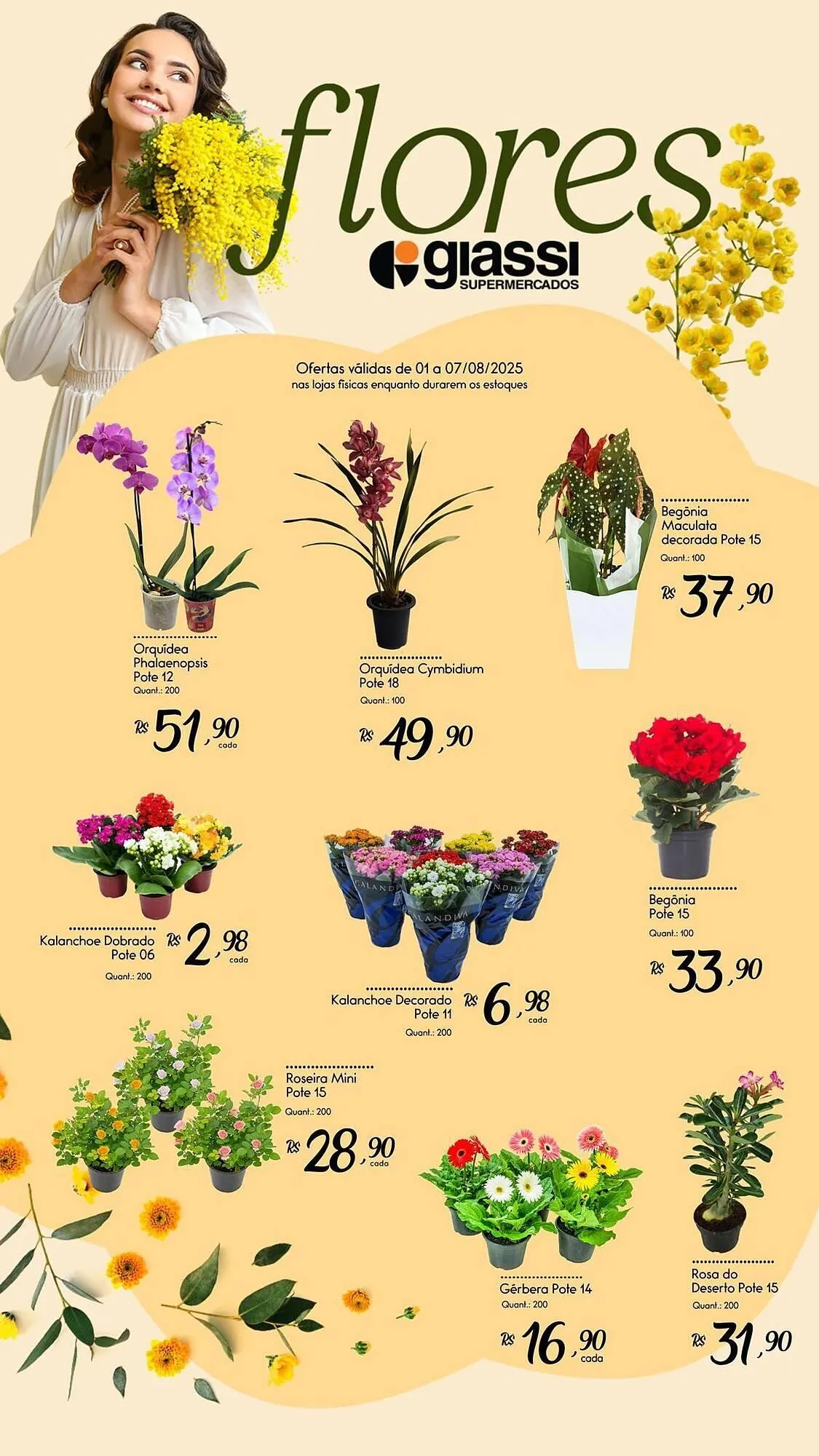 Encarte de Catálogo Giassi Supermercados 1 de agosto até 7 de agosto 2025 - Pagina 1