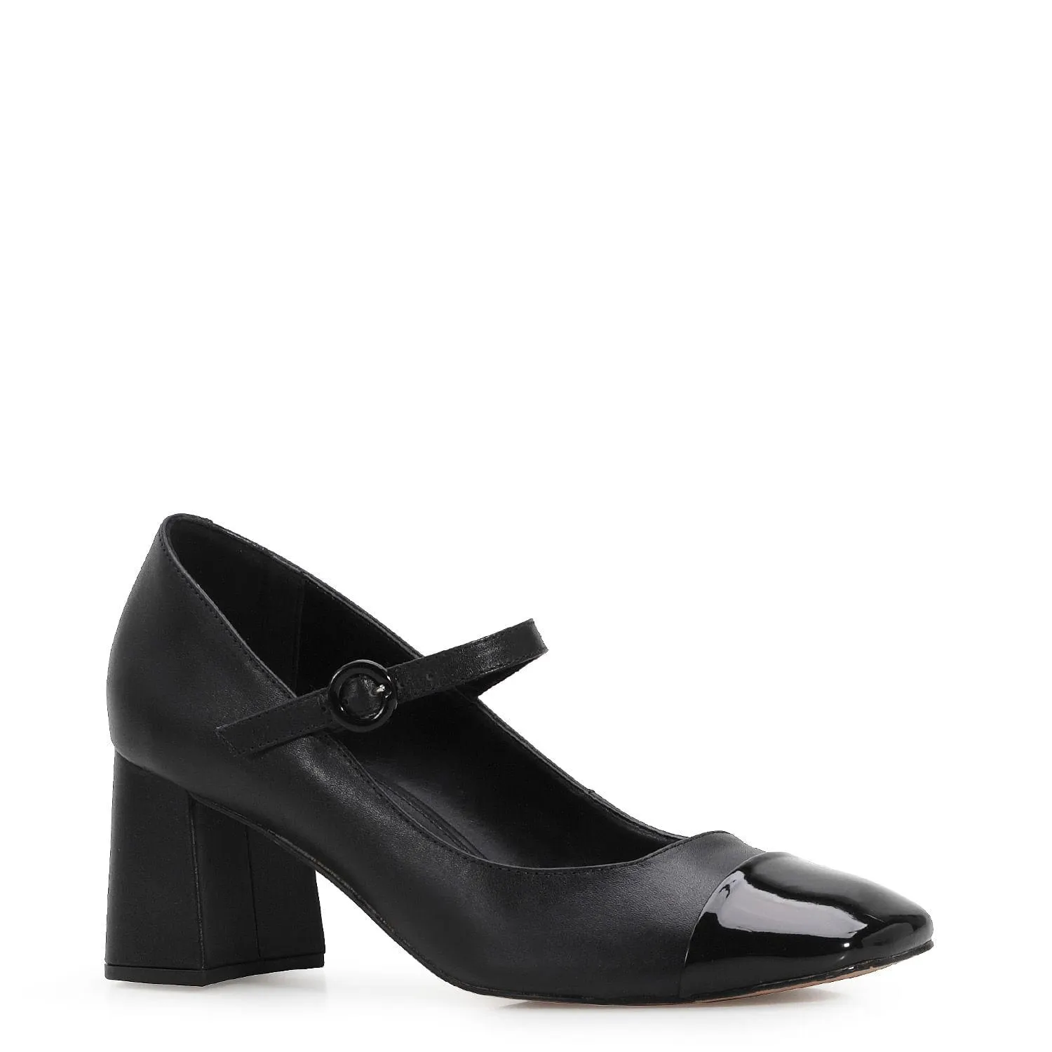 Scarpin Couro Preto