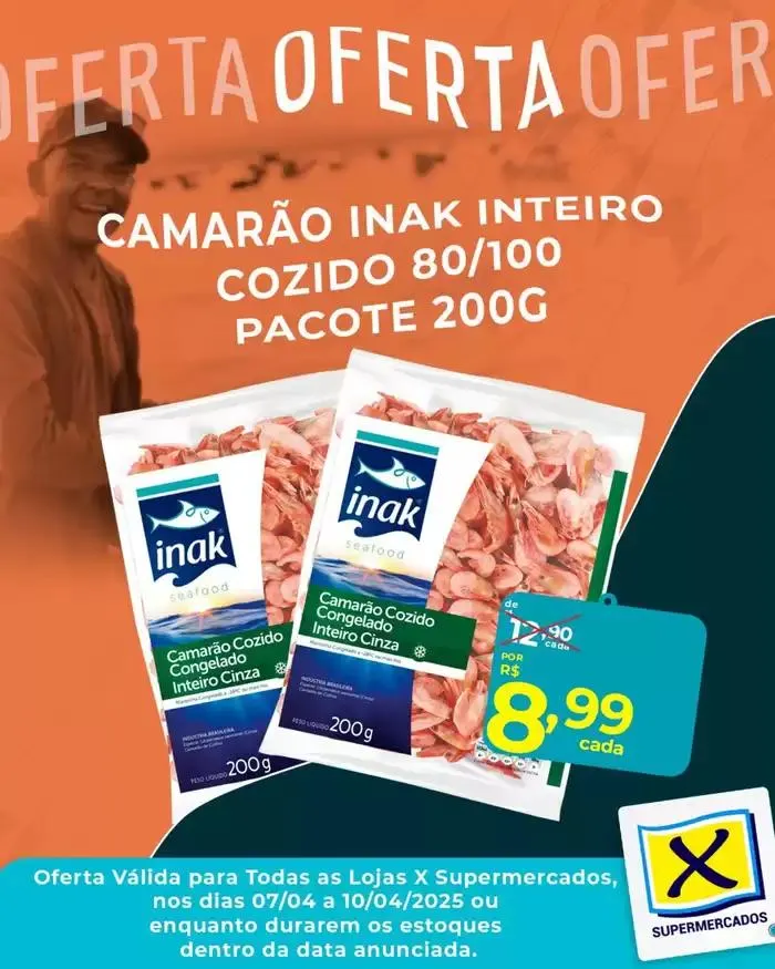 Encarte de Encarte X Supermercados 8 de abril até 20 de abril 2025 - Pagina 1