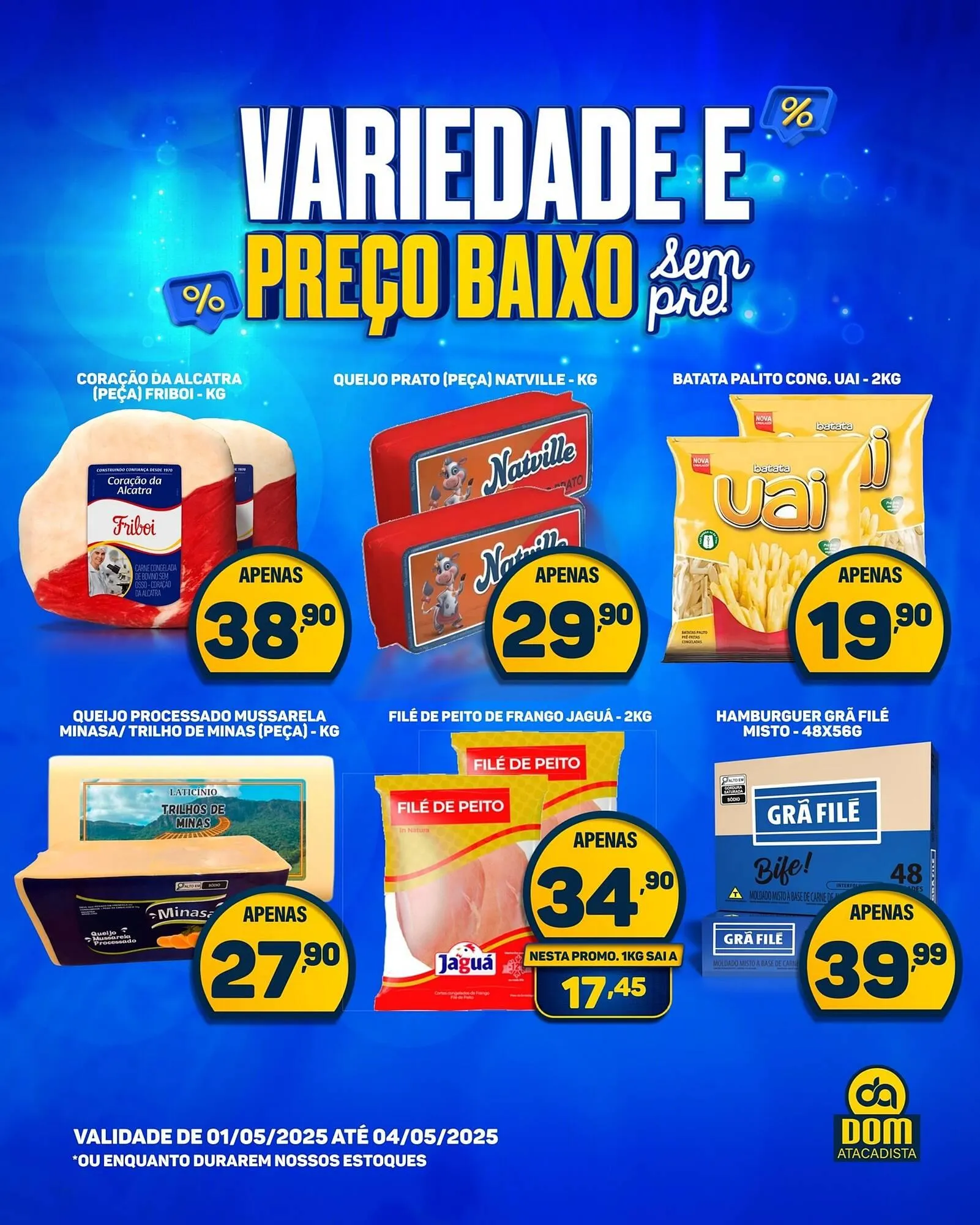 Encarte de Catálogo Dom Atacadista 1 de maio até 4 de maio 2025 - Pagina 1