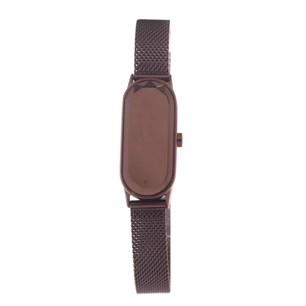 Relógio Digital Feminino Street Sports Metal Rosé - RE.MT.1388.9595 M