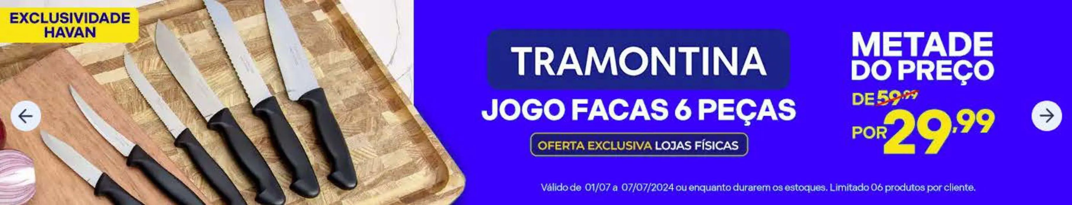 Encarte de Ofertas Lojas Havan  1 de julho até 10 de julho 2024 - Pagina 1