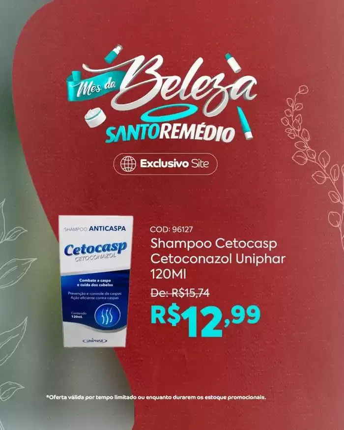 Encarte de Encarte Drogarias Santo Remedio 8 de abril até 16 de abril 2025 - Pagina 1