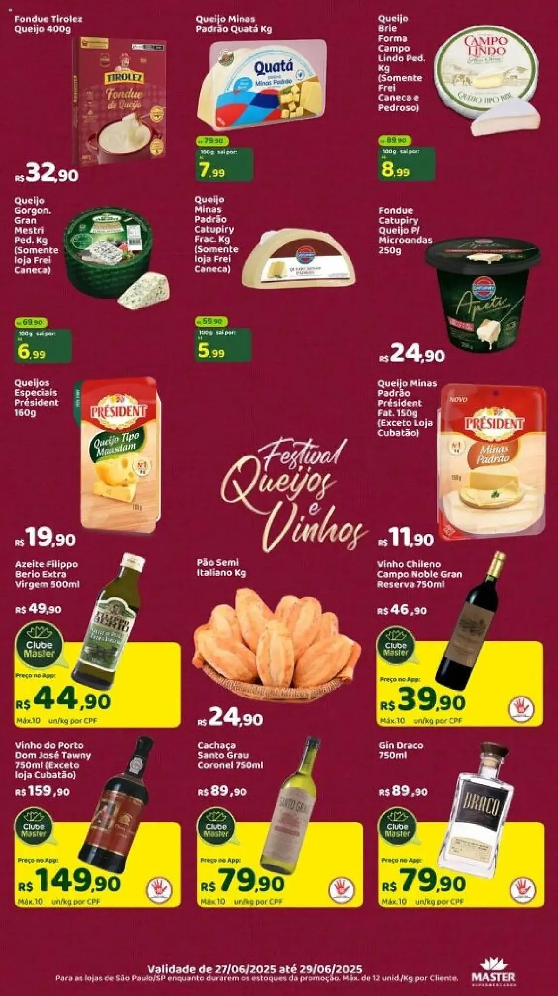 Encarte de Catálogo Master Supermercados 27 de junho até 29 de junho 2025 - Pagina 2