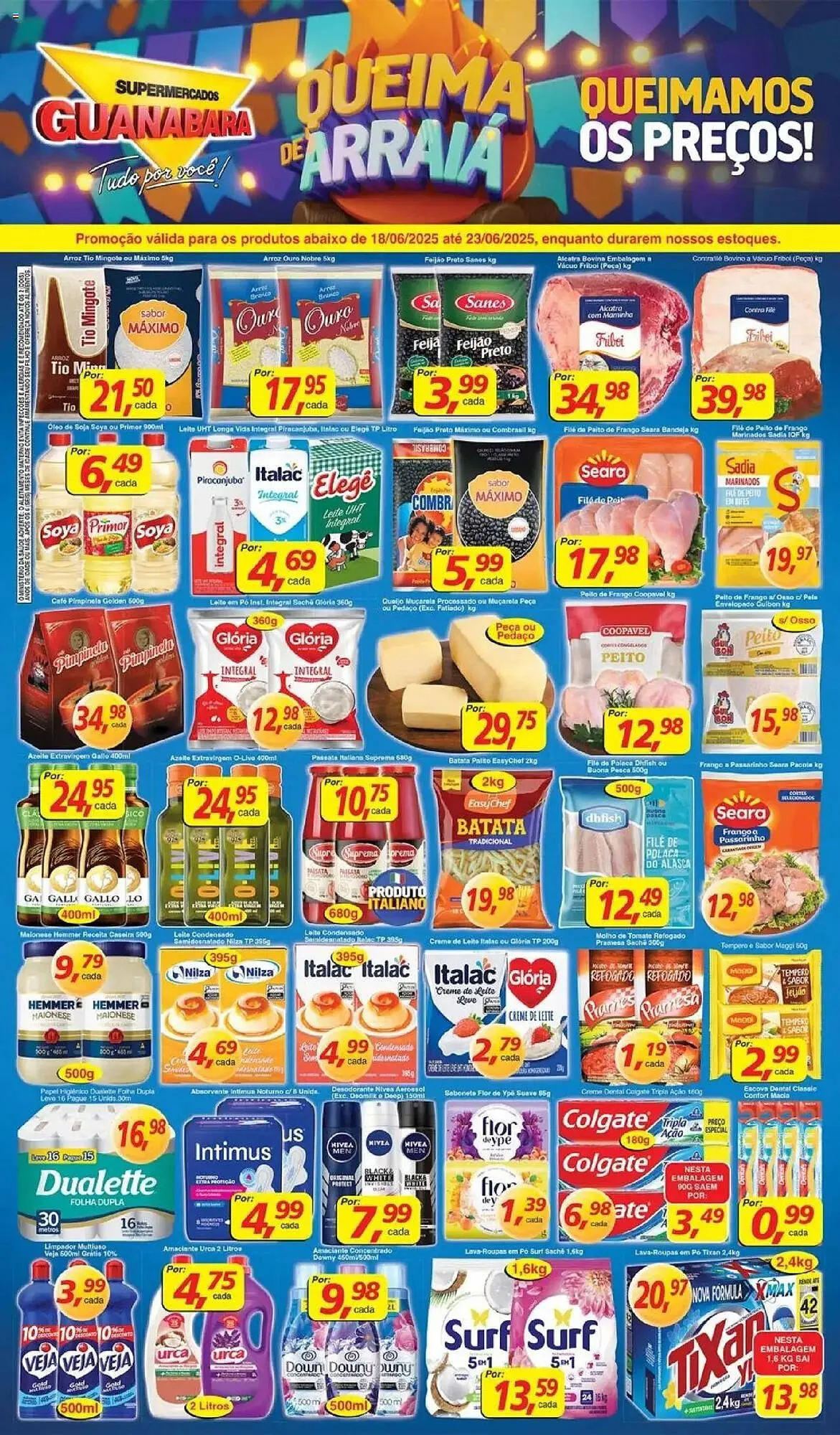 Encarte de Catálogo Supermercados Guanabara 18 de junho até 23 de junho 2025 - Pagina 12