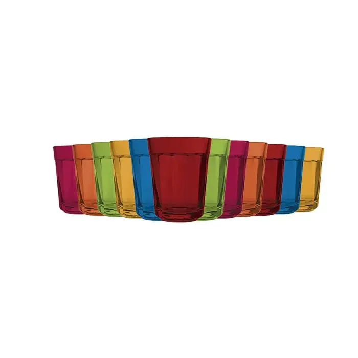 Jogo de Copo Americano Colors para Doses 45ml com 12 peças