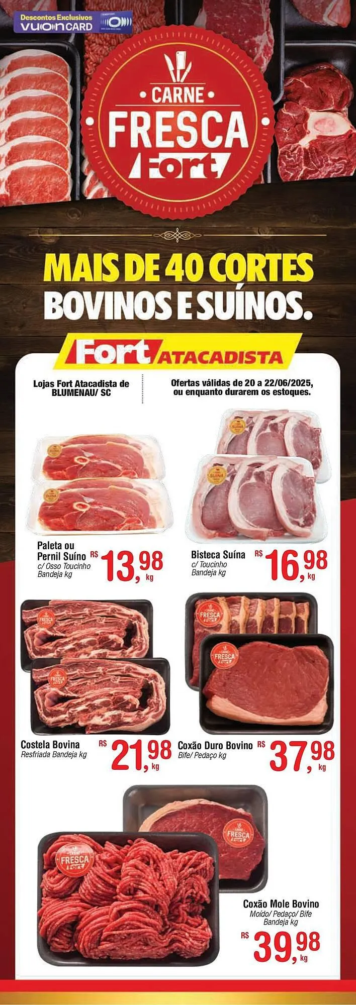 Encarte de Catálogo Fort Atacadista 20 de junho até 22 de junho 2025 - Pagina 1