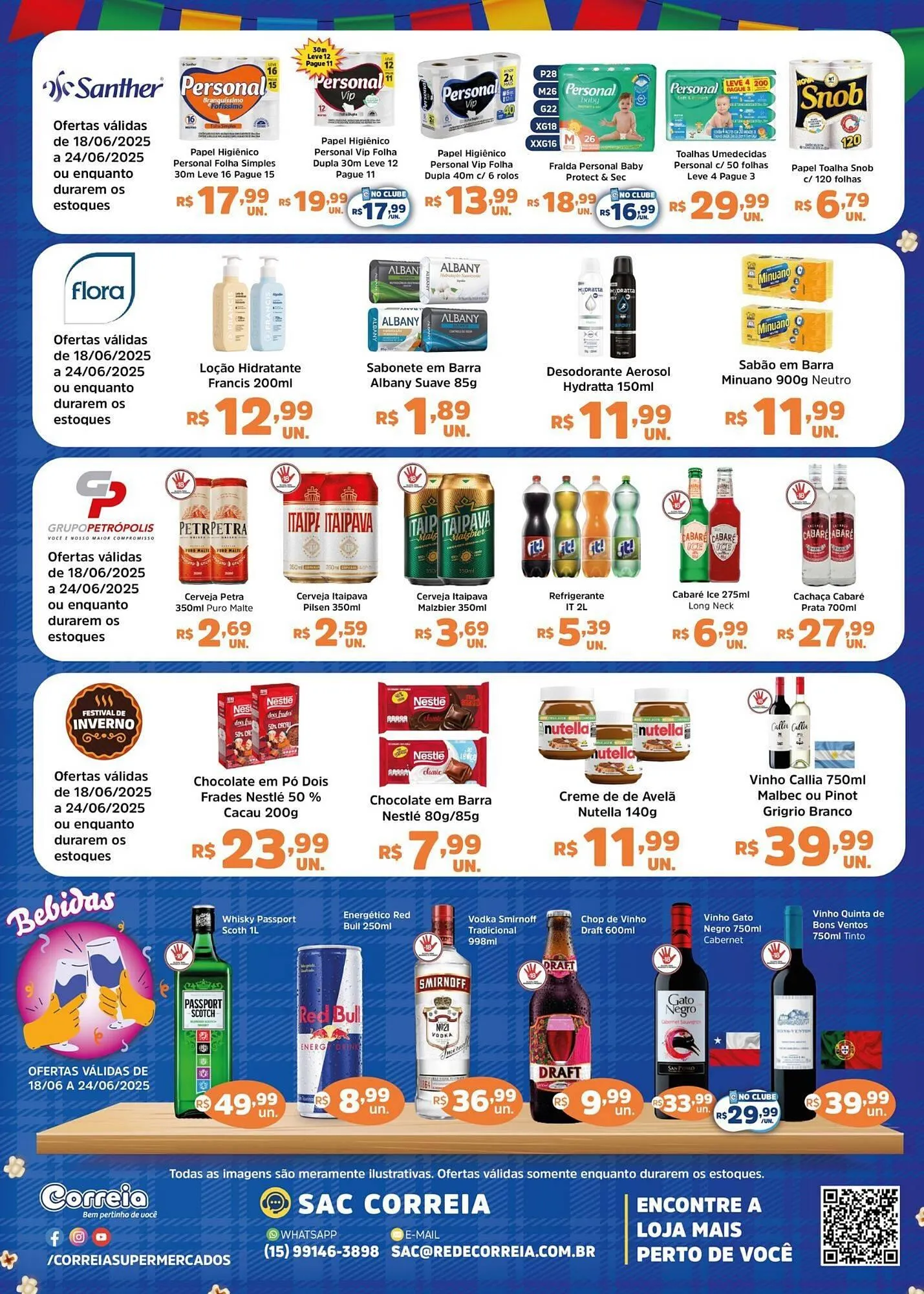 Encarte de Catálogo Supermercados Correia 18 de junho até 24 de junho 2025 - Pagina 4