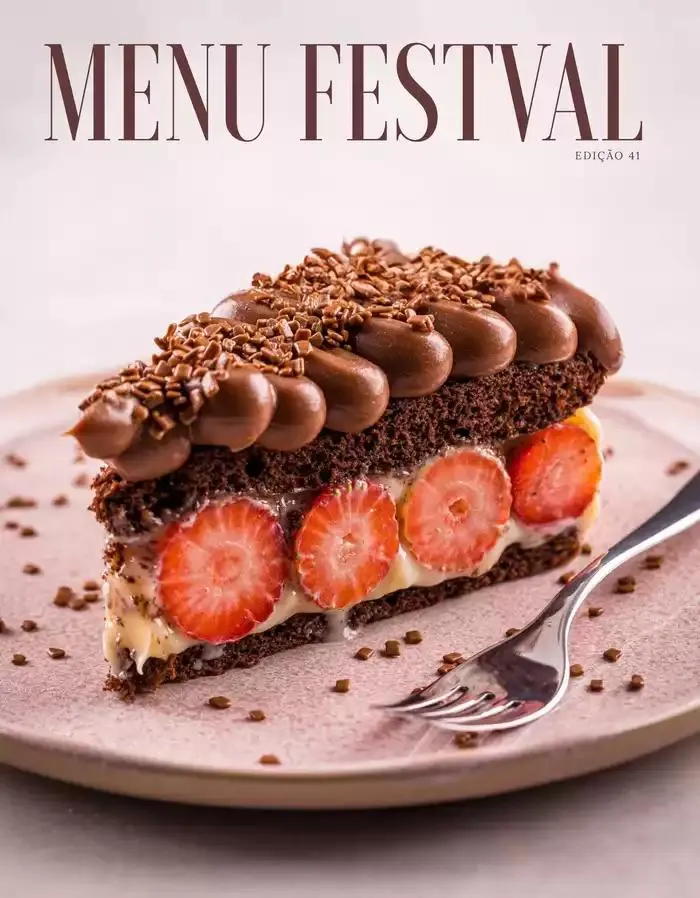 Encarte de Menu Festval 13 de novembro até 30 de novembro 2024 - Pagina 1