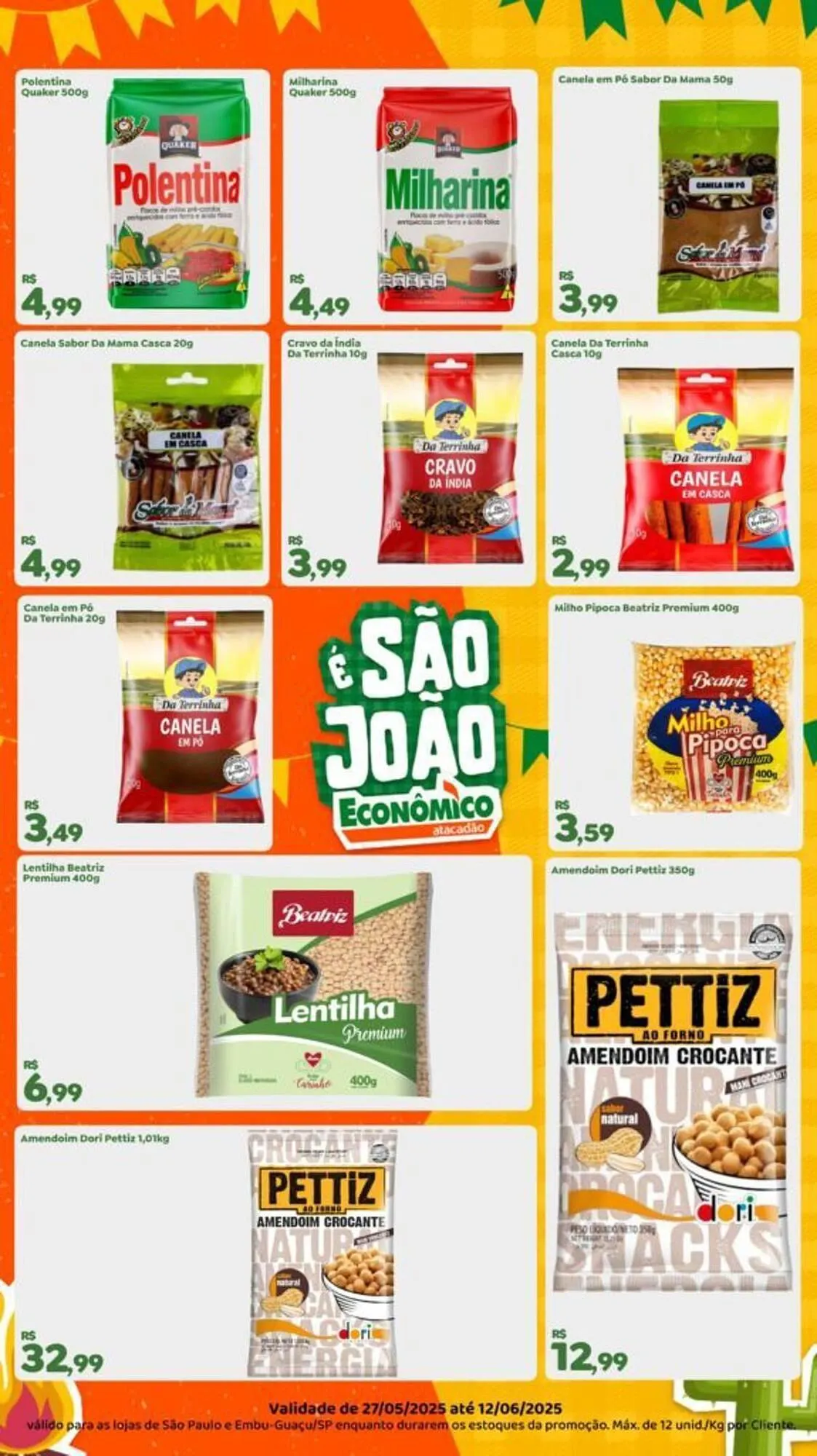 Encarte de Catálogo Econômico Atacadão 29 de maio até 12 de junho 2025 - Pagina 3