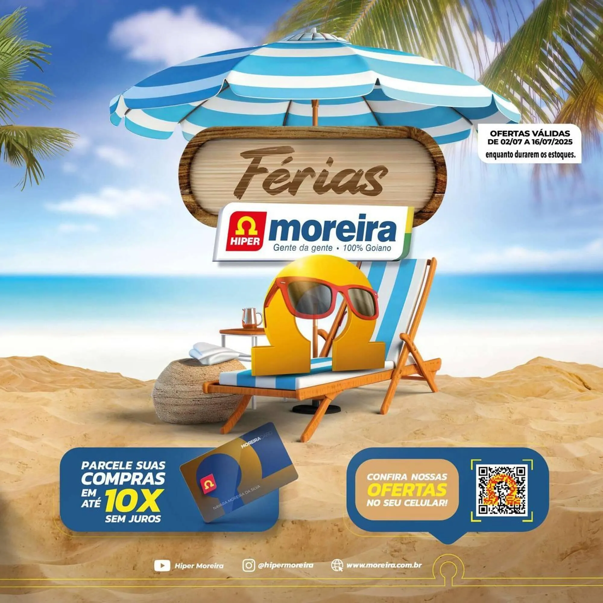 Encarte de Catálogo Hiper Moreira 2 de julho até 16 de julho 2025 - Pagina 1