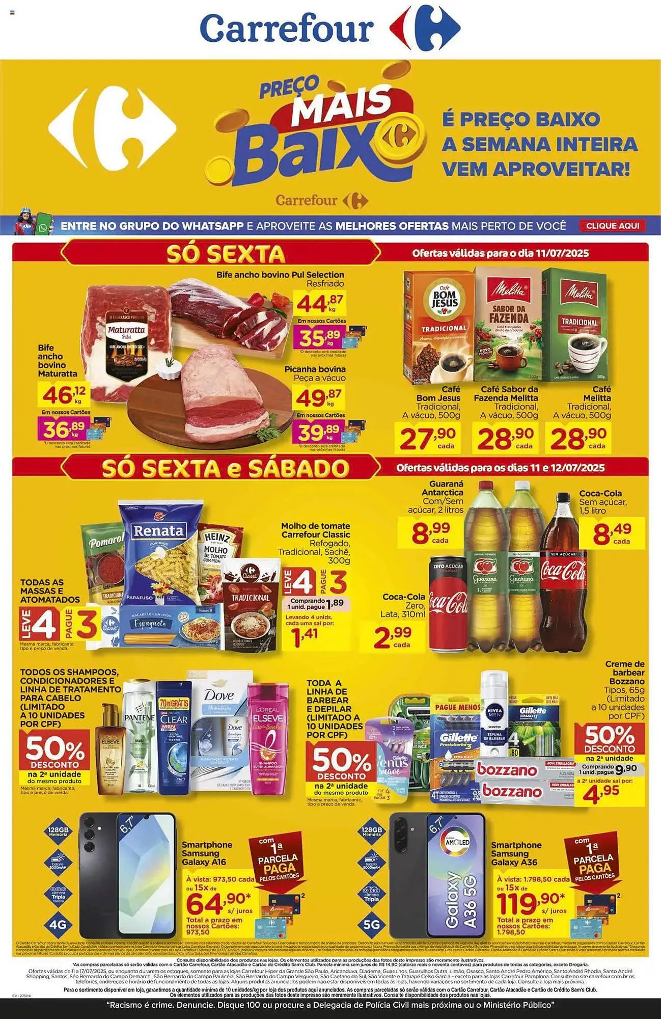 Encarte de Catálogo Carrefour 11 de julho até 17 de julho 2025 - Pagina 1