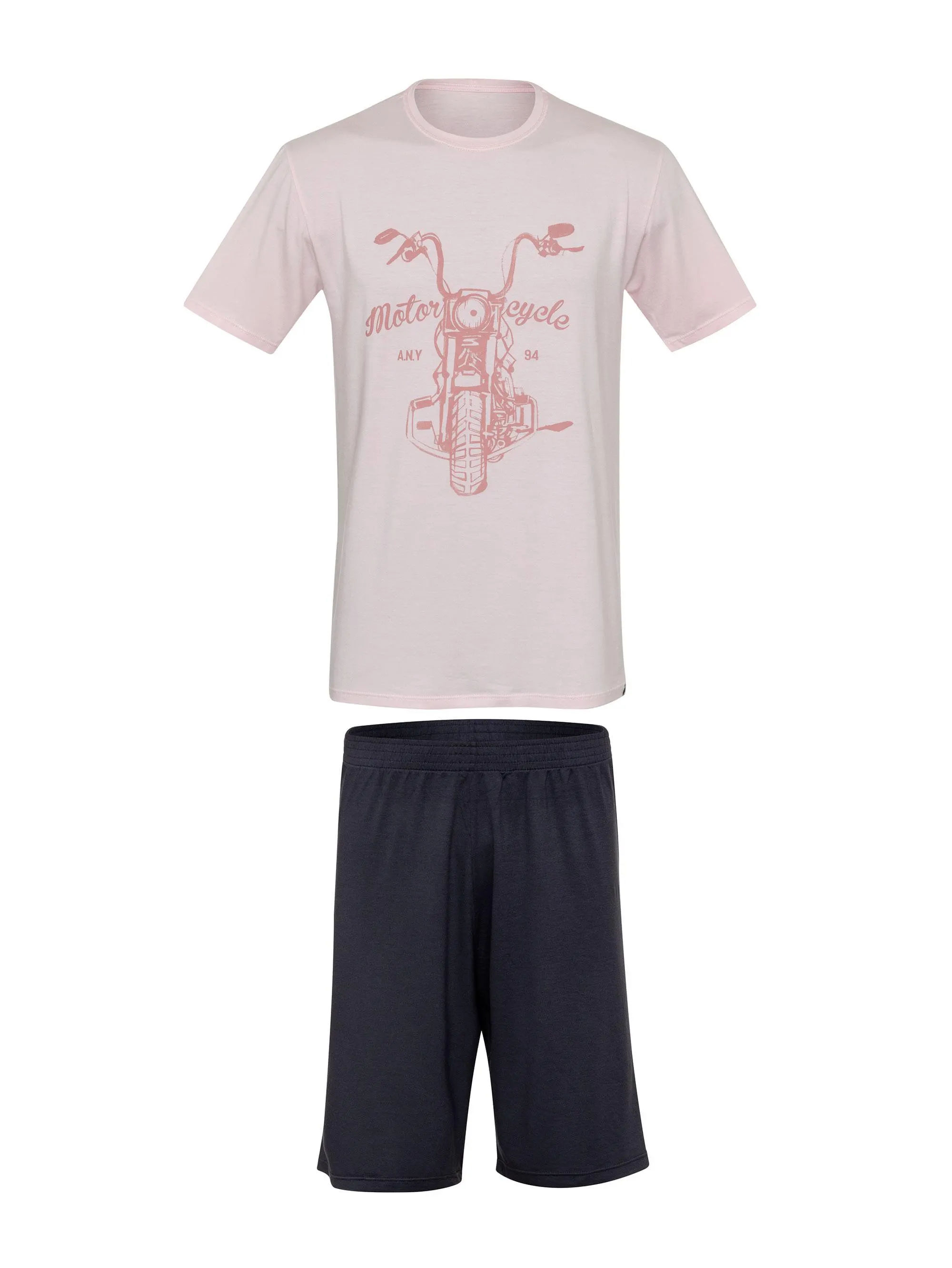 Pijama Curto Manga Curta Masculino Acores