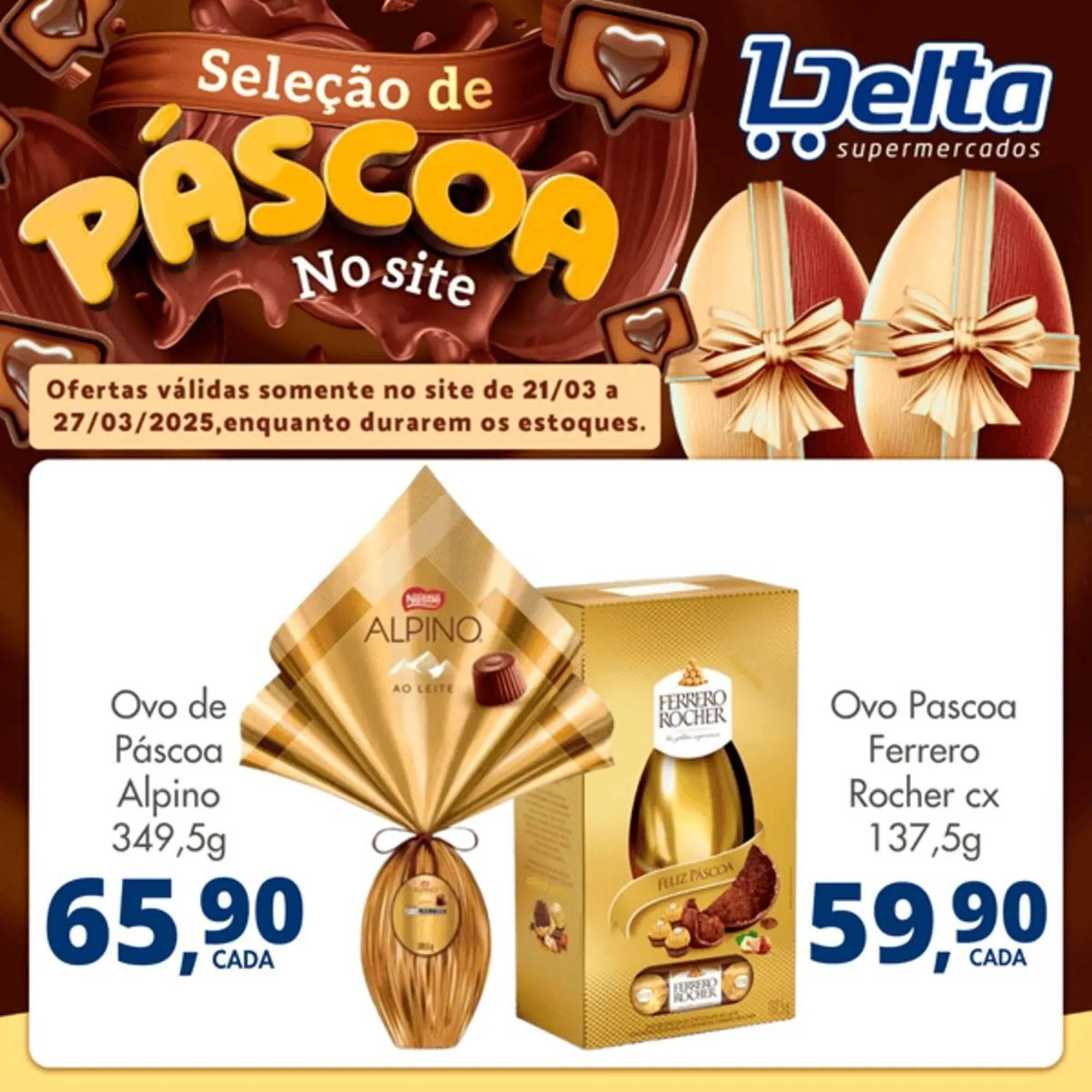 Encarte de Catálogo Delta Supermercados 21 de março até 27 de março 2025 - Pagina 1