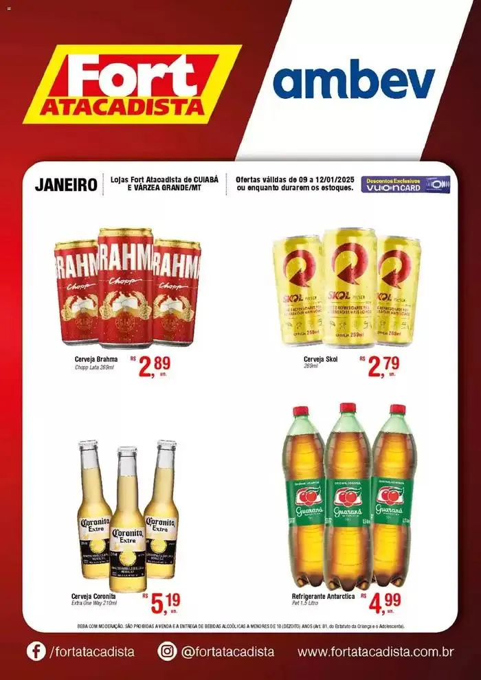 Encarte de Ofertas Fort Atacadista 10 de janeiro até 12 de janeiro 2025 - Pagina 1