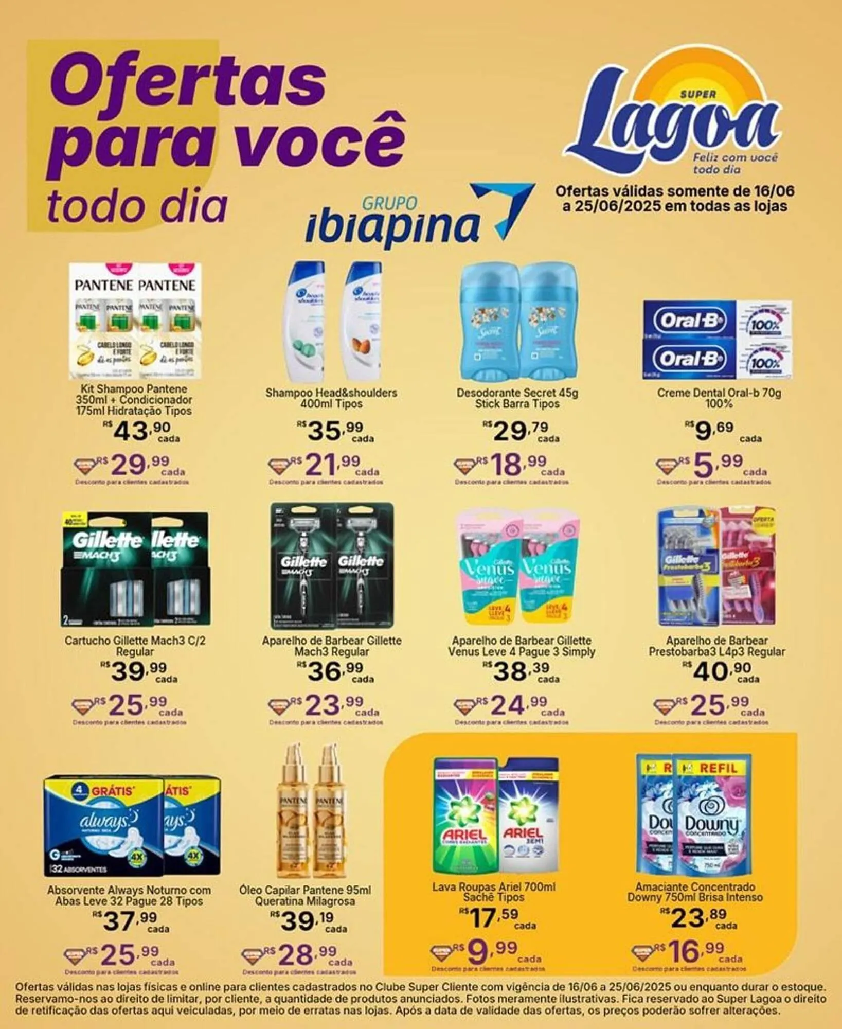 Encarte de Catálogo Super Lagoa 16 de junho até 25 de junho 2025 - Pagina 1