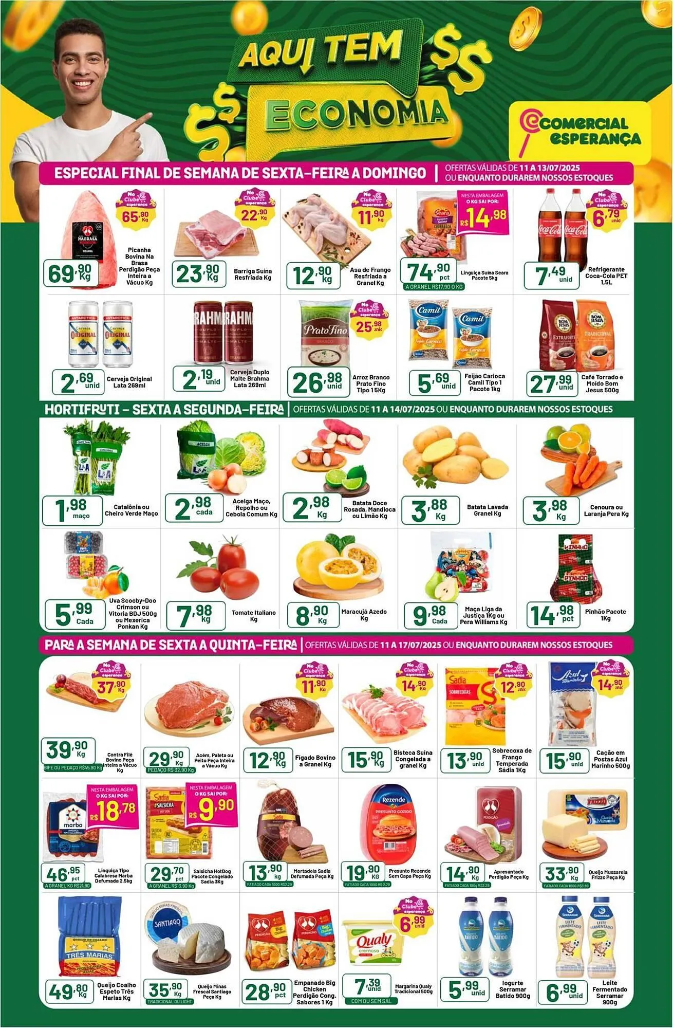 Encarte de Catálogo Comercial Esperança 11 de julho até 17 de julho 2025 - Pagina 1