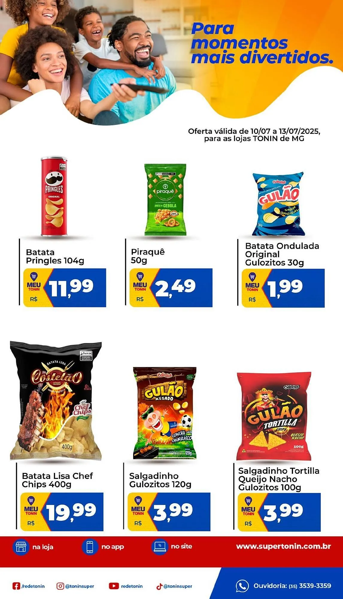 Encarte de Catálogo Tonin Superatacado 11 de julho até 13 de julho 2025 - Pagina 1