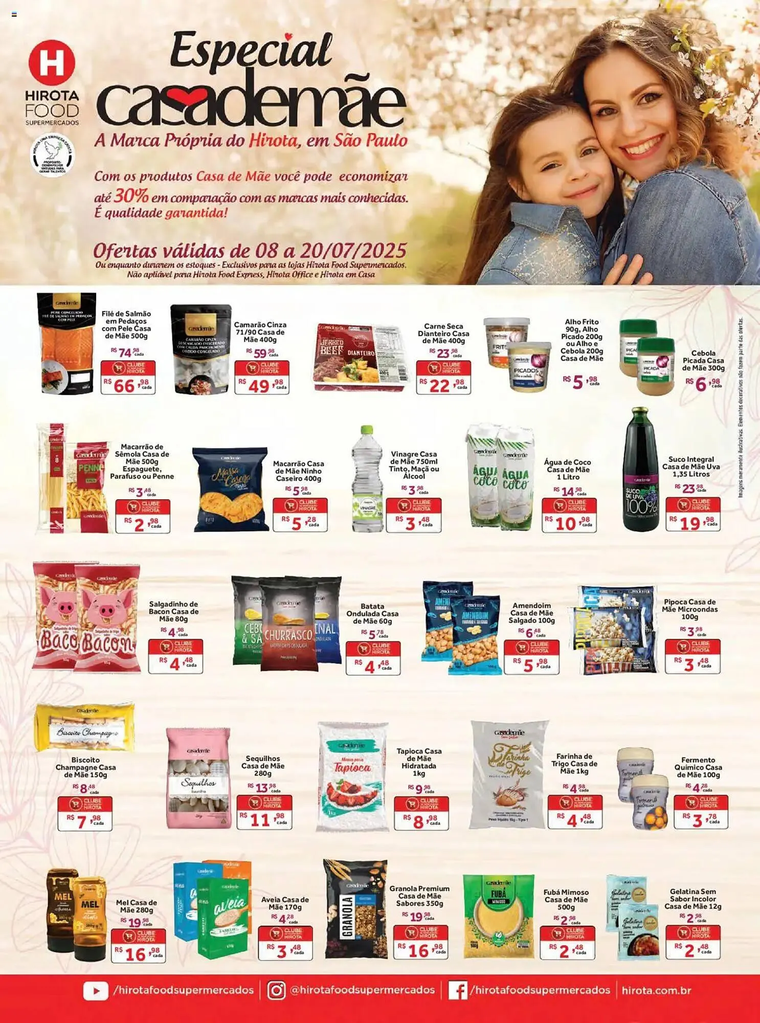 Encarte de Catálogo Hirota Food Supermercado 8 de julho até 21 de julho 2025 - Pagina 1
