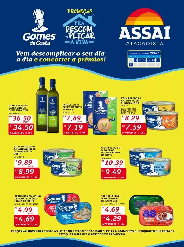 Encarte de Grandes descontos em produtos selecionados 14 de abril até 20 de abril 2025 - Pagina 1