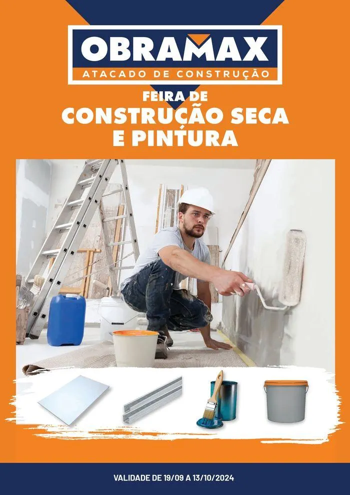 Encarte de Feira De Construção Seca E Pintura 19 de setembro até 13 de outubro 2024 - Pagina 1