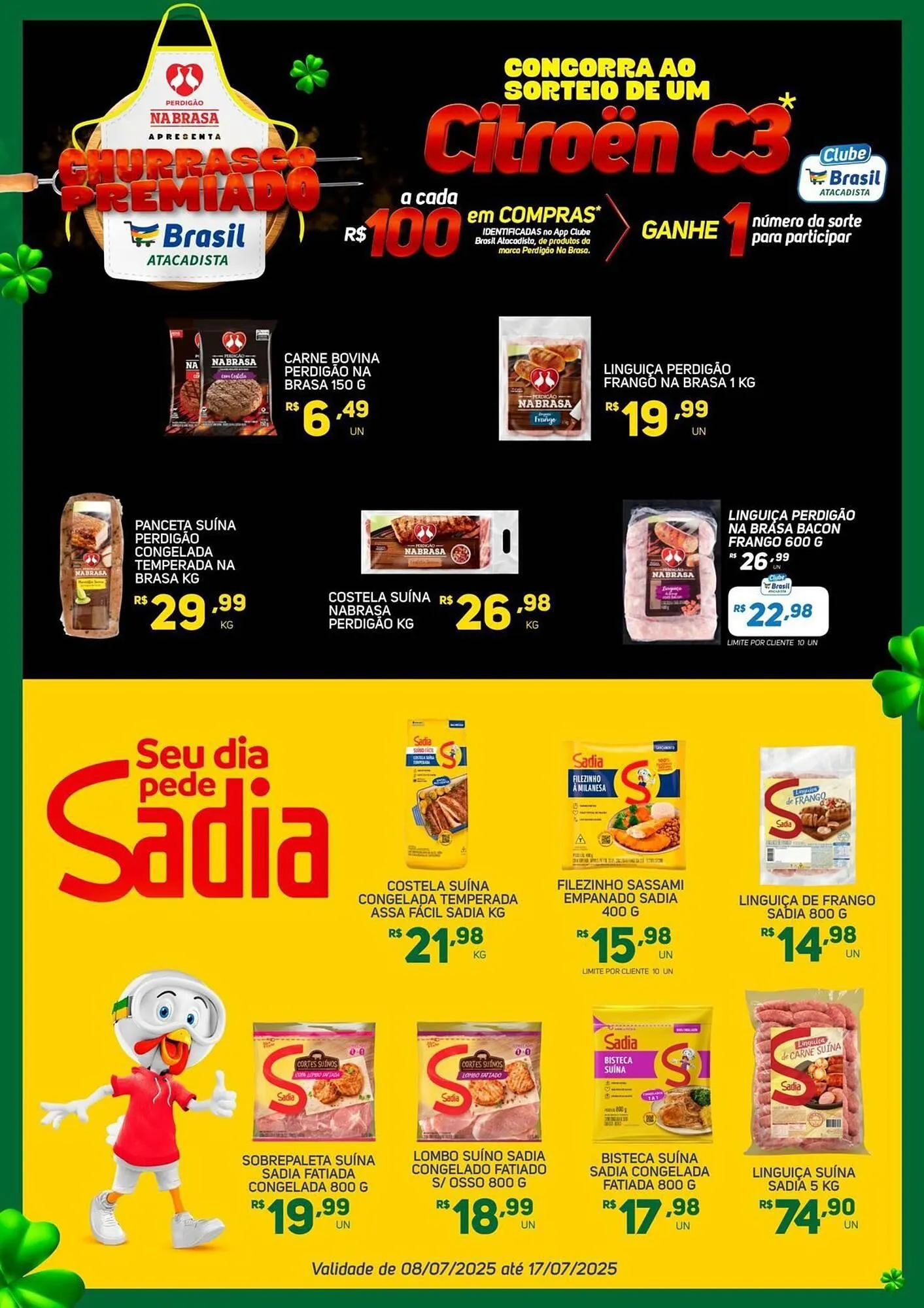 Encarte de Catálogo Brasil Atacadista 11 de julho até 17 de julho 2025 - Pagina 1