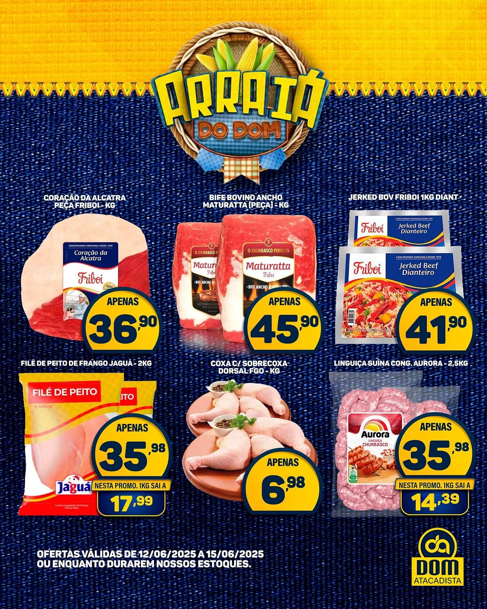 Encarte de Catálogo Dom Atacadista 12 de junho até 15 de junho 2025 - Pagina 1
