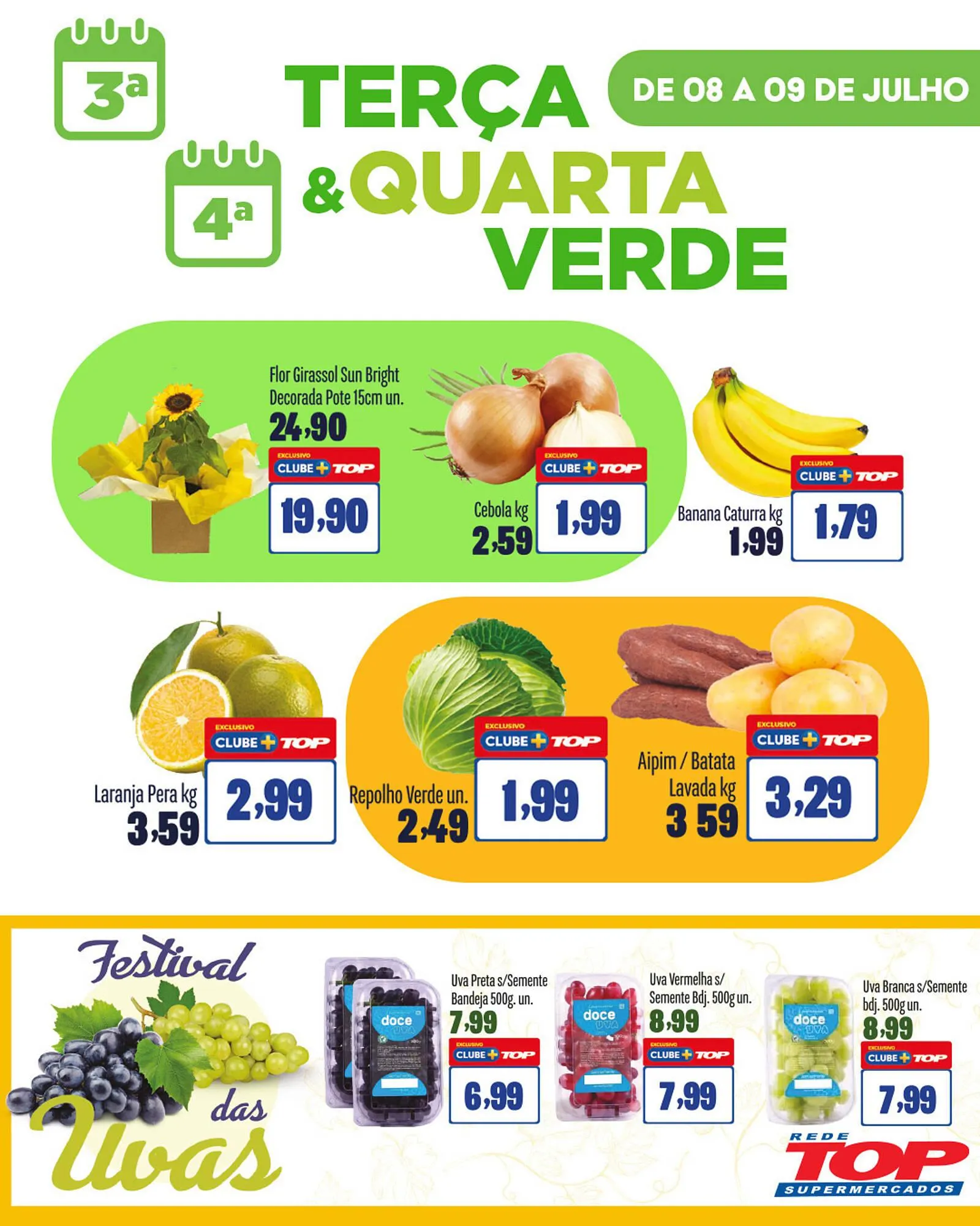 Encarte de Catálogo Rede Top 8 de julho até 9 de julho 2025 - Pagina 1
