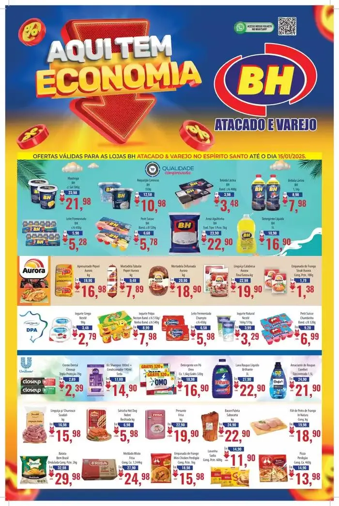 Encarte de Folheto Supermercados BH 3 de janeiro até 15 de janeiro 2025 - Pagina 1