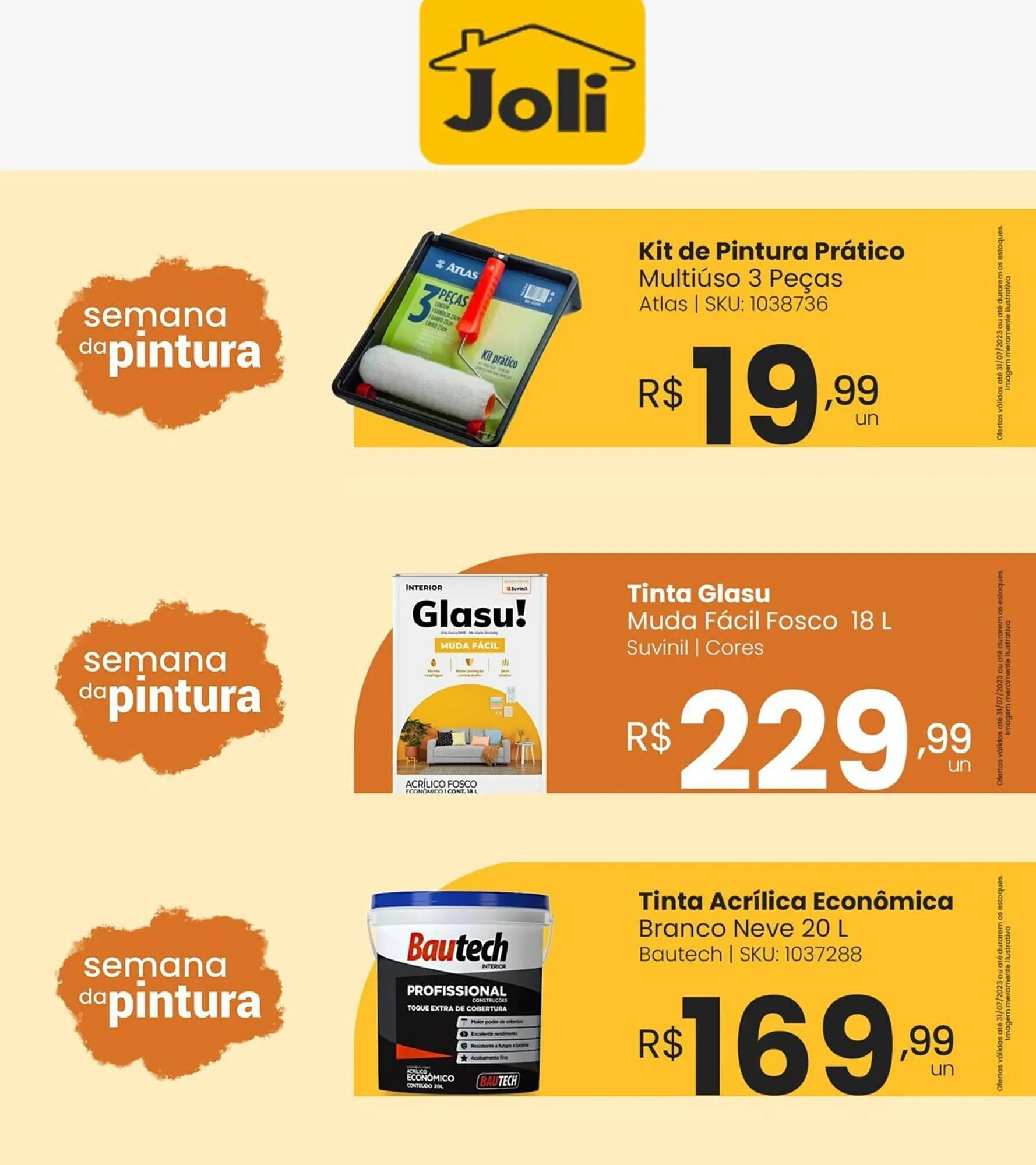 Encarte de Catálogo Joli 19 de julho até 31 de julho 2023 - Pagina 1