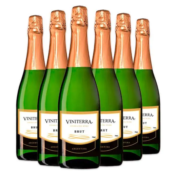 Sexteto Vinho Espumante Branco Brut Viniterra
