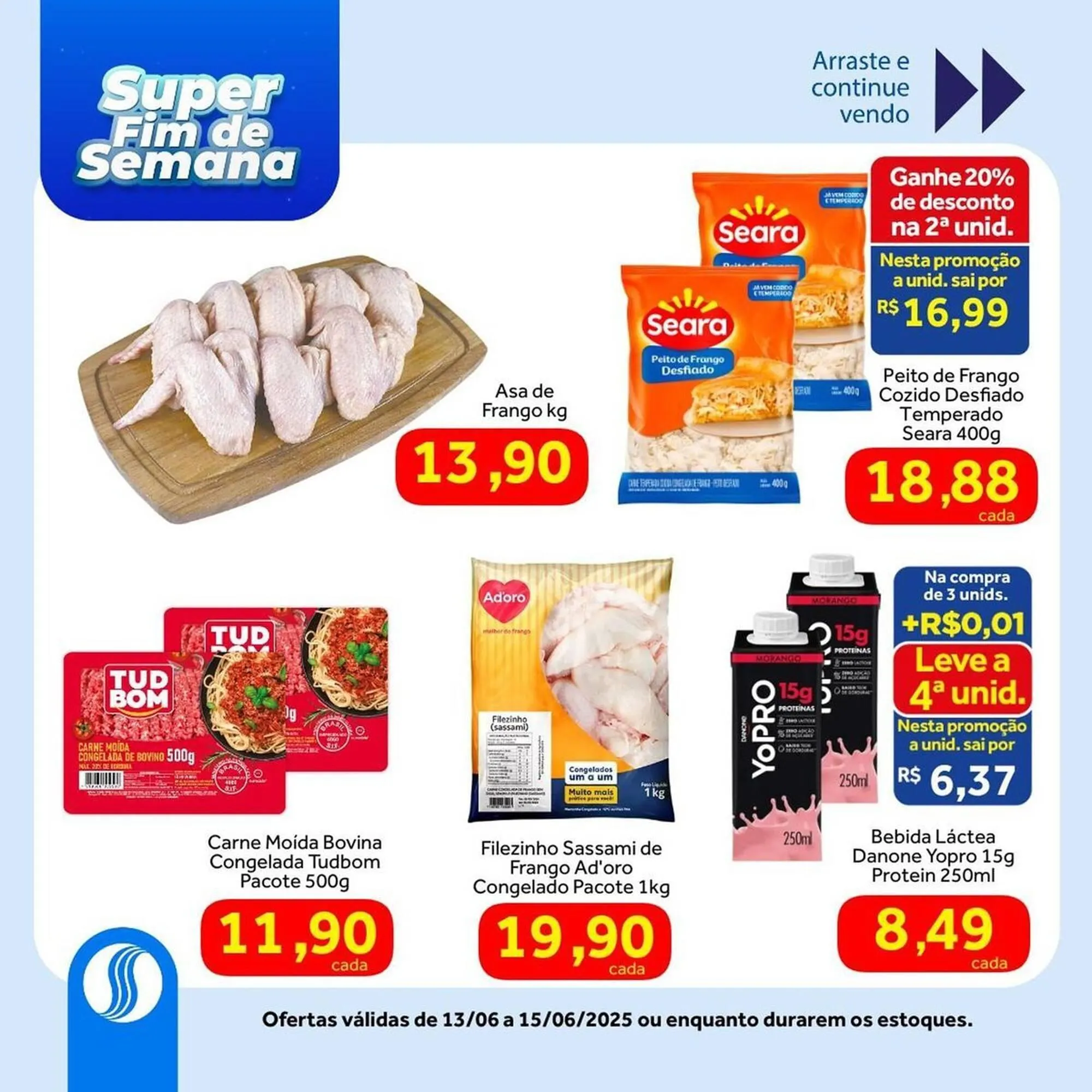 Encarte de Catálogo Shibata Supermercados 13 de junho até 15 de junho 2025 - Pagina 1
