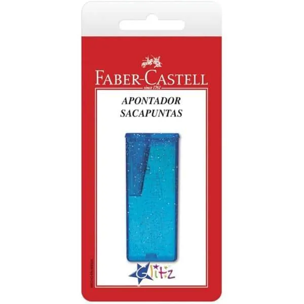 Apontador com Deposito Glitz, Cores Sortidas, Faber-Castell - BT 1 UN