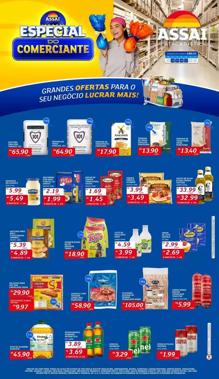 Encarte de Nossas melhores pechinchas 14 de abril até 17 de abril 2025 - Pagina 1
