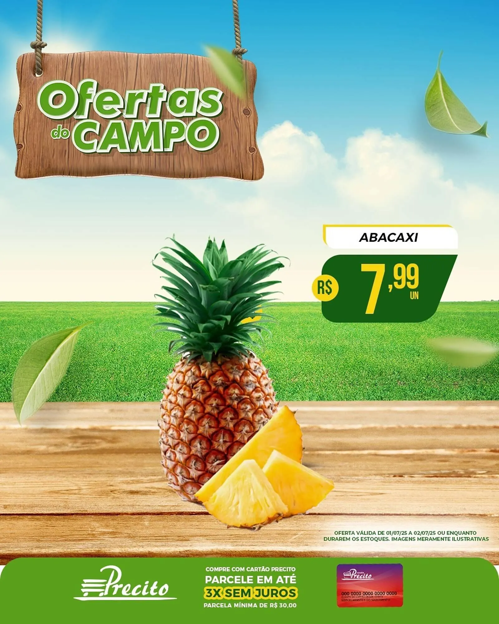 Encarte de Catálogo Supermercado Precito 1 de julho até 2 de julho 2025 - Pagina 1