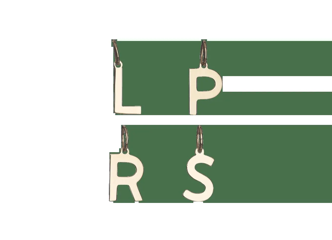 Pingente Letras