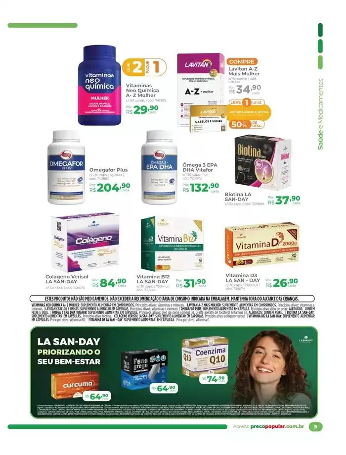 Encarte de Encarte Março PP - SC 3 de março até 31 de março 2025 - Pagina 9