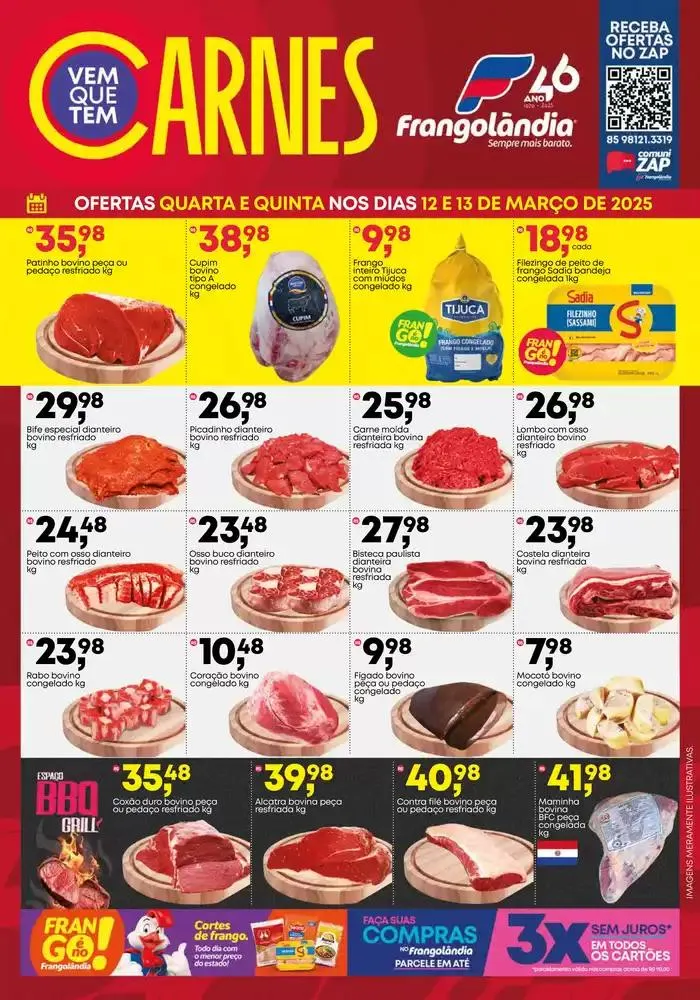 Encarte de Encarte Super Frangolândia 12 de março até 13 de março 2025 - Pagina 1