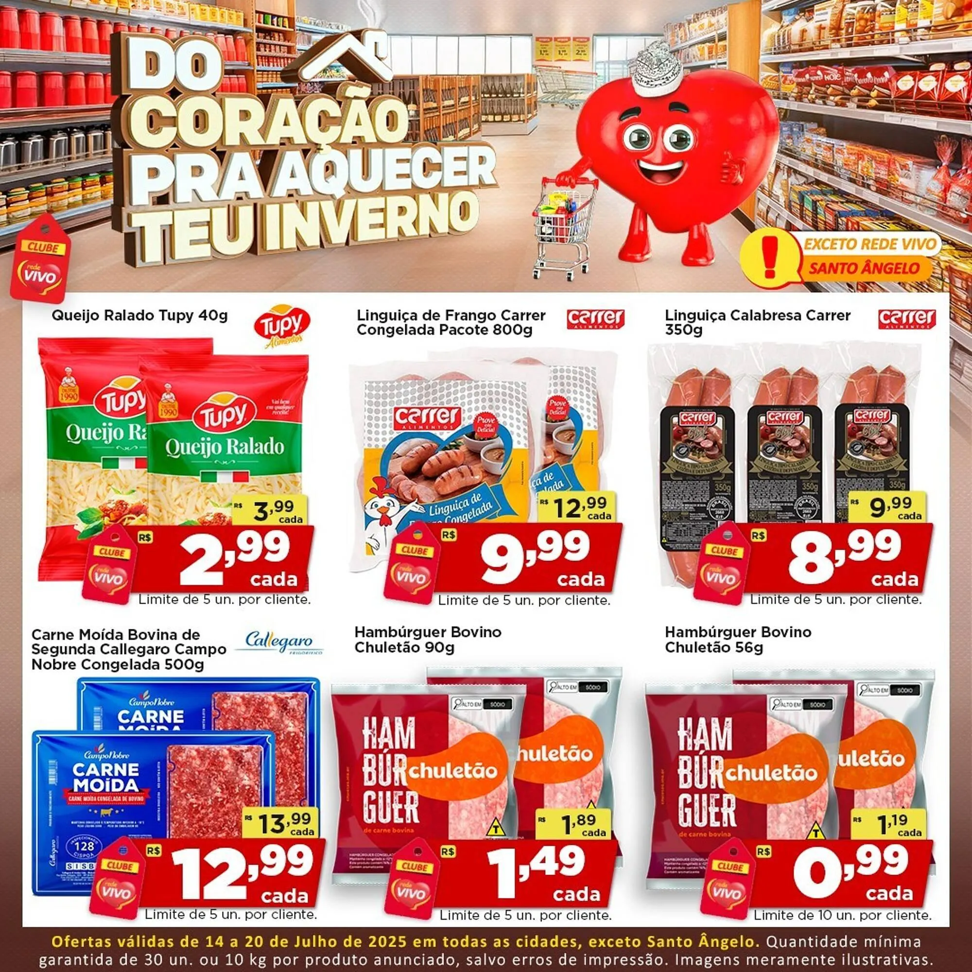 Encarte de Catálogo Rede Vivo 14 de julho até 20 de julho 2025 - Pagina 1