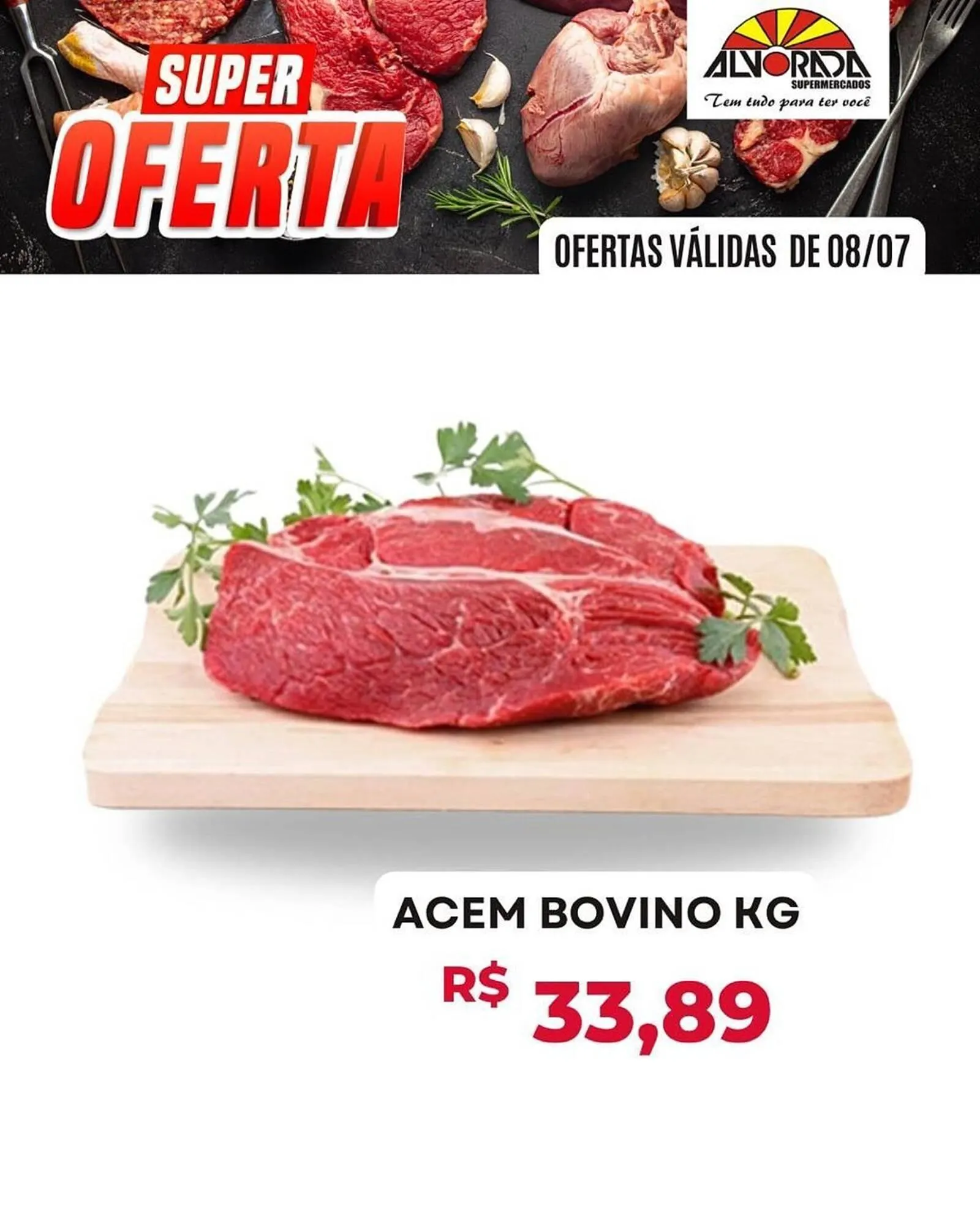 Encarte de Catálogo Alvorada Supermercados 8 de julho até 7 de agosto 2025 - Pagina 1