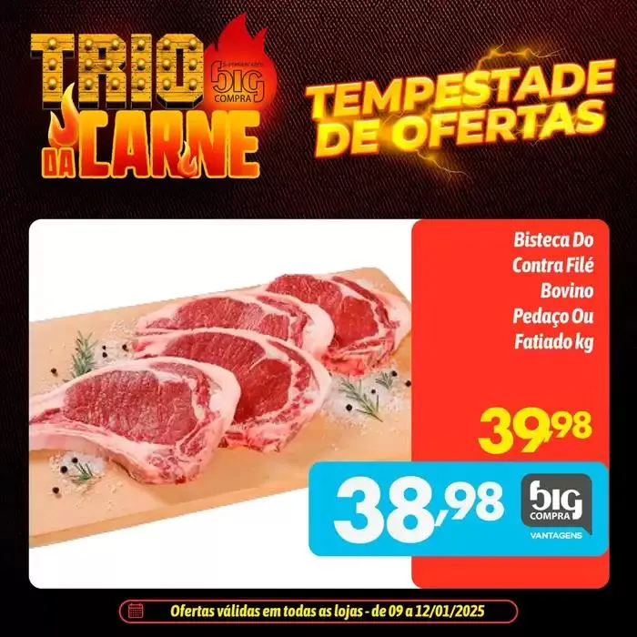 Encarte de Encarte Supermercados Big Compra 10 de janeiro até 12 de janeiro 2025 - Pagina 1