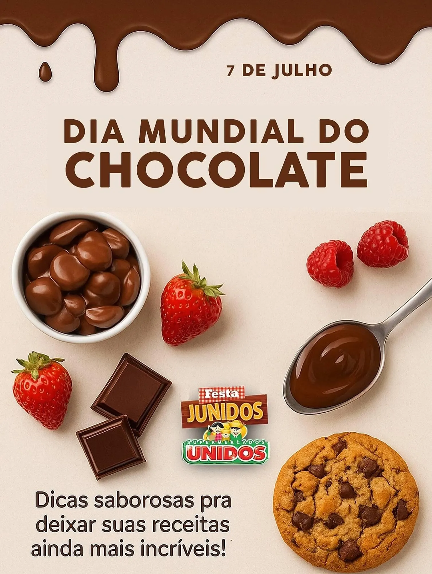 Encarte de Catálogo Supermercados Unidos 7 de julho até 13 de julho 2025 - Pagina 1