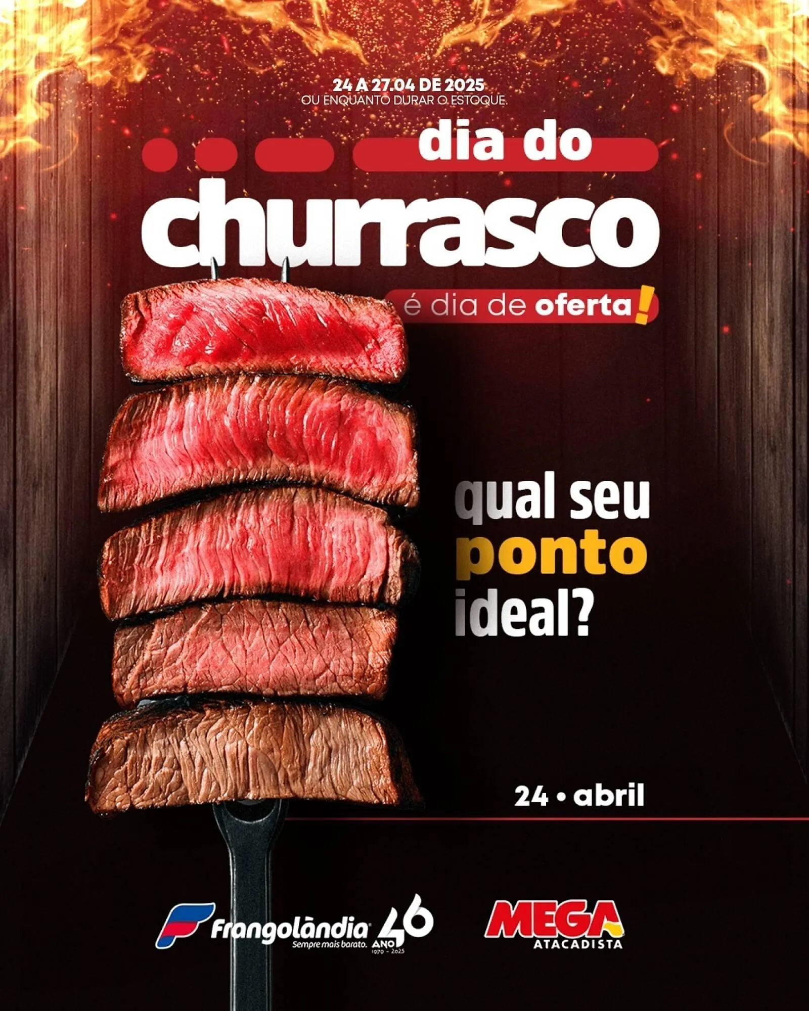 Encarte de Ofertas Frangolândia 24 de abril até 27 de abril 2025 - Pagina 1