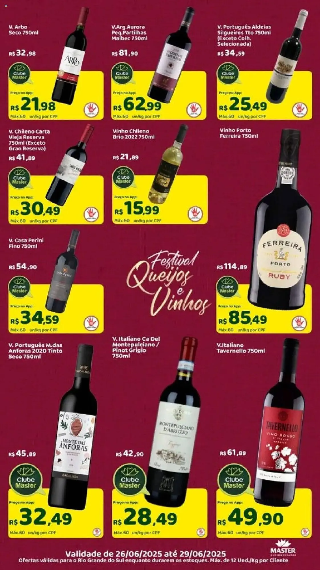 Encarte de Catálogo Master Supermercados 26 de junho até 30 de junho 2025 - Pagina 2