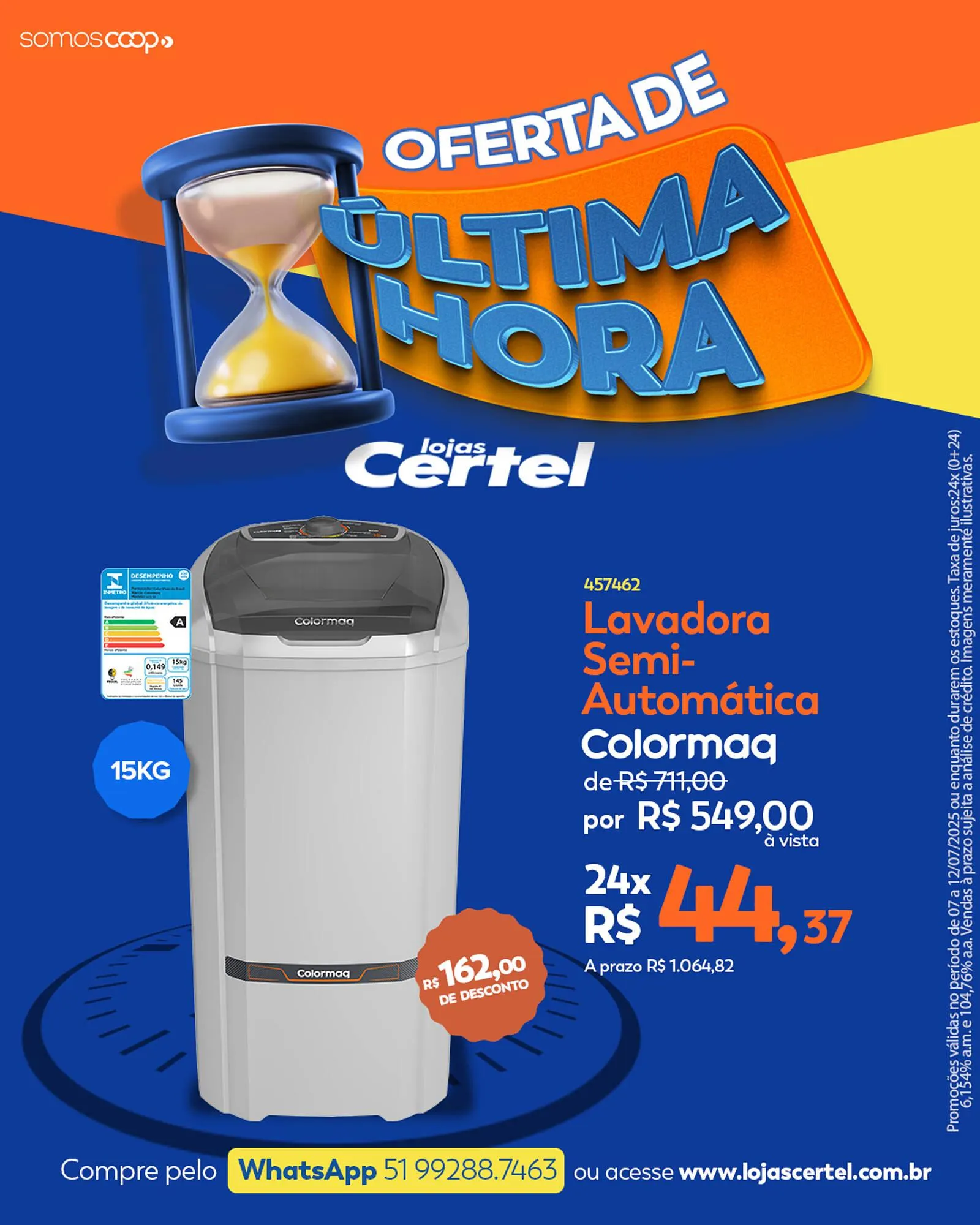 Encarte de Catálogo Lojas Certel 7 de julho até 12 de julho 2025 - Pagina 1